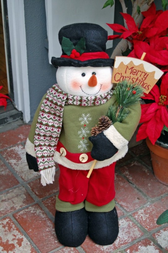 christmas craft snowman